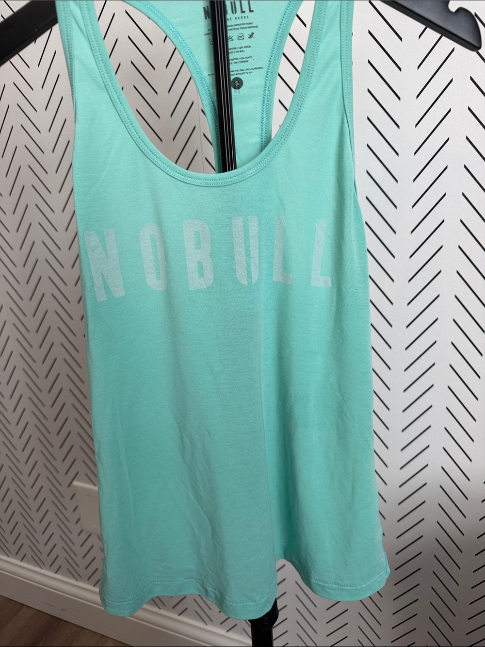 NOBULL Mint Green Racerback Training Tank